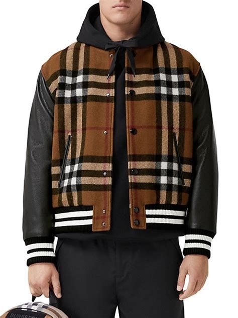 burberry designer bombers saks.